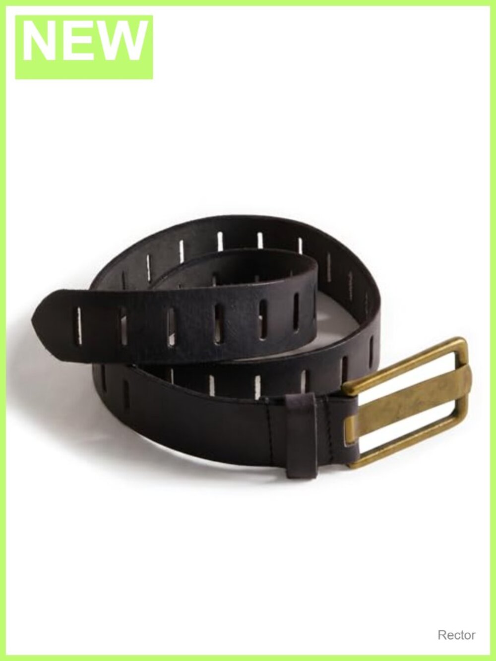 Men's Genuine Leather Western Casual Belt with Metal Buckle